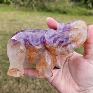 amethyst lace elephant 5 in